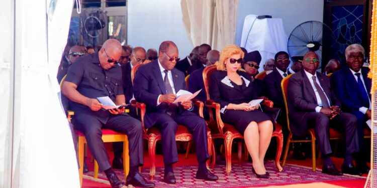 Mahama attends late Ivorian President Henri Bedie’s memorial mass