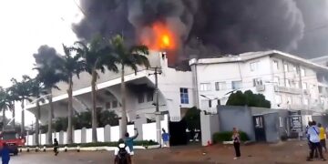 Fire guts Christ Embassy headquarters in Lagos
