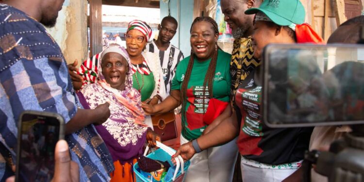 NDC Honours Elderly in Ashiaman on Republic Day