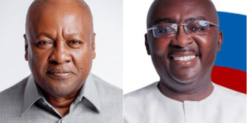 Mahama leads in new poll with 51.1%, Bawumia at 37.3%