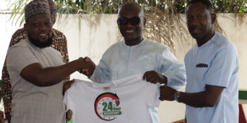Michael Kwetey Tetteh Donates to Greater Accra NDC, Urges Supporters to Avoid Complacency