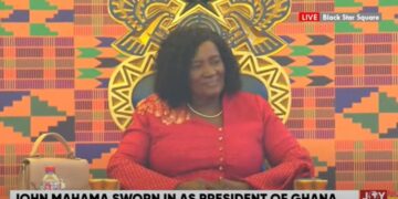 Prof Opoku-Agyemang sworn in as Ghana’s Vice President