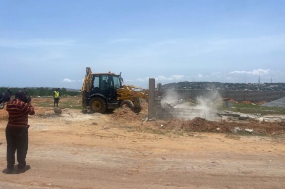 Greater Accra Minister leads tour of Ramsar sites as demolition exercise begins