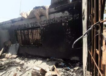 Talensi NDC office set ablaze over DCE nomination