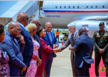 Prez.of Czech Republic in Ghana for a three-day official visit