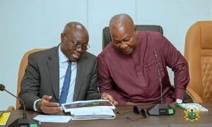 Mahama commends Ato Forson, BoG Governor for stabilising economy