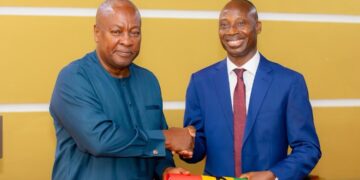 President Mahama Swears In Dr. Alhassan Iddrisu as Government Statistician