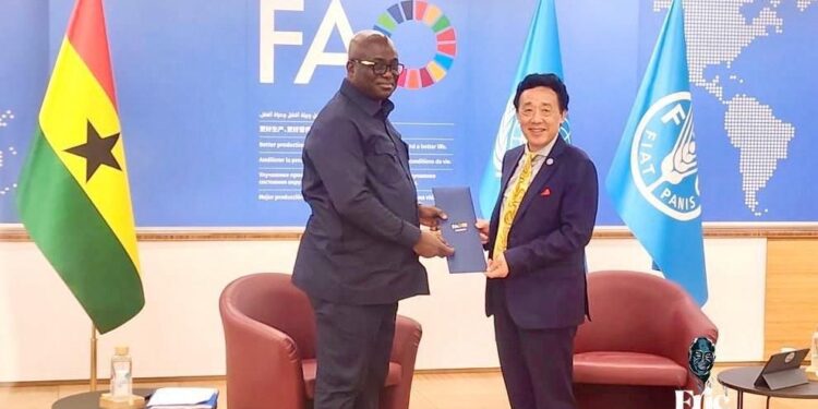 Eric Opoku secures FAO support to deepen Ghana’s agricultural transformation agenda