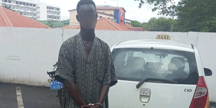 Police arrest suspect with 120 slabs of suspected narcotics
