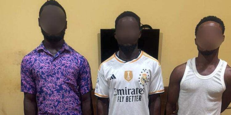 Police arrest three suspected armed robbers in Axim