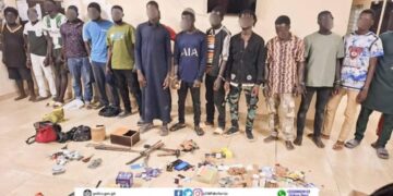 C/R: 19 arrested at Kasoa over drug trafficking, robbery