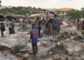 A/R: Hundreds displaced as fire ravages Baba Ayoyo slum
