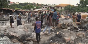 A/R: Hundreds displaced as fire ravages Baba Ayoyo slum