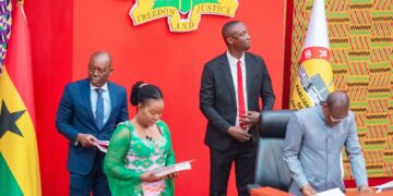 Ewurabena Aubynn officially sworn in as Ablekuma North MP despite minority walkout