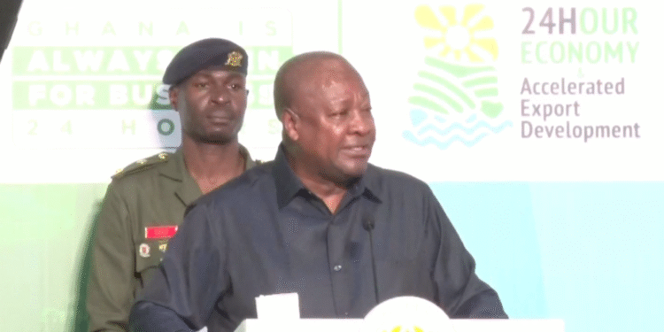 Mahama: 24-hour economy to unleash productivity, not just longer hours