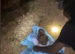 Fire Officers rescue abandoned newborn from latrine in Obuasi
