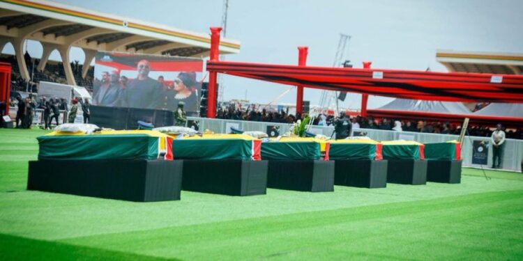 Six victims of helicopter crash finally buried