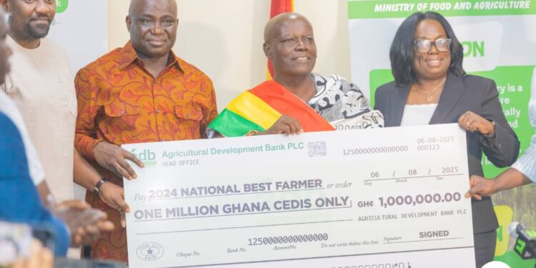 ADB presents GHS1m ultimate cash prize to 2024 national best farmer