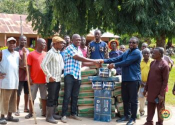 Fred Agbenyo tours Santrokofi communities, pledges swift support for schools, health facilities
