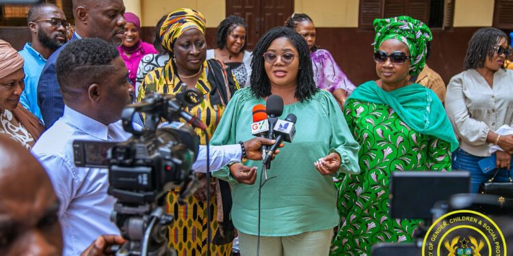 Gender Minister inspects school feeding in Weija Gbawe, assures expansion