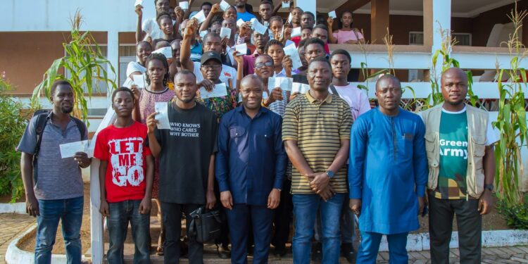 Kwakye Ofosu Supports 50 Tertiary Students in Abura Asebu Kwamankese with Fees