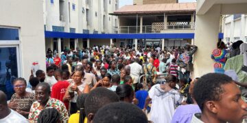 Chaos at GNAT Hall as parents demand answers on BECE school placements