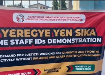 Newly posted teachers protest over 13 months of unpaid salaries