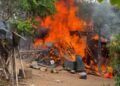 Ankobra: NAIMOS raids galamsey site, destroys over 100 illegal structures