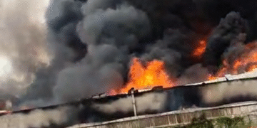 Fire destroys Kumasi China City Mall, no casualties reported