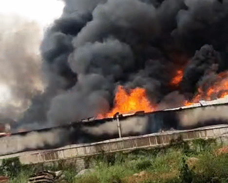 Fire destroys Kumasi China City Mall, no casualties reported