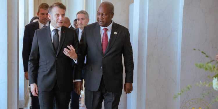 France backs Ghana’s economic reform, maritime security efforts after Mahama-Macron talks