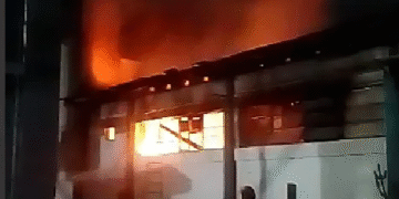 E/R: Fire guts Akosombo Textiles Limited factory in Asuogyaman