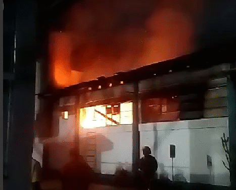 E/R: Fire guts Akosombo Textiles Limited factory in Asuogyaman
