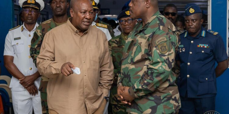 El-Wak Stampede: Mahama visits 37 military hospital after tragedy kills six women, calls for probe