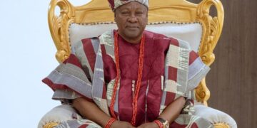 Nigeria: Mahama conferred with Yoruba chieftaincy title “Aare Atayeto Oodua of the Source”