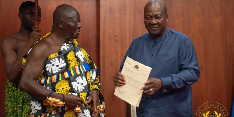 Mediation Report: Enforce Supreme Court rulings to end Bawku conflict – Otumfuo tells Mahama
