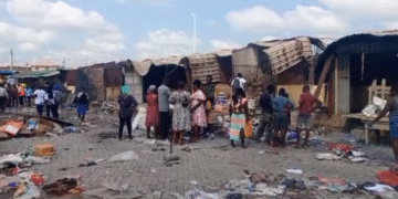 Fire guts Kasoa New Market, over 100 shops destroyed