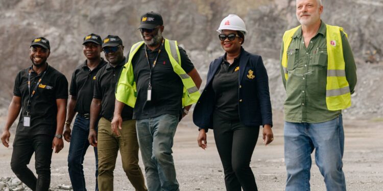 MIIF CEO tours Quarry sites to deepen industry engagement