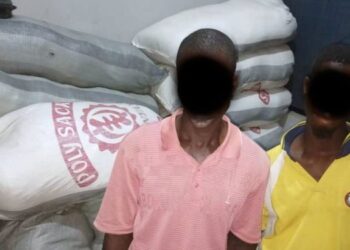 V/R: Police reject GHC182,000 bribe, arrest two suspected narcotics traffickers