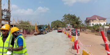 Work begins on Pantang–Abokobi road, culvert upgrade underway