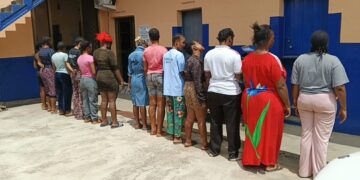 Police arrest 15 in Koforidua over alleged sex trafficking, prostitution