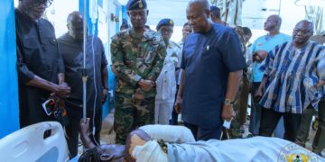 Mahama visits survivors of Burkina Faso attack, pledges gov’t support