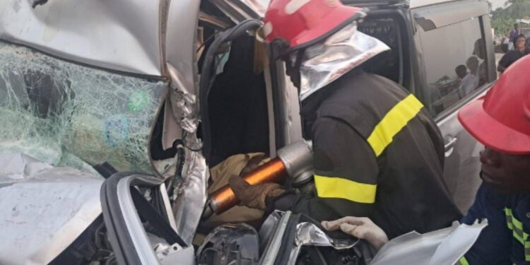 Speeding vehicle slams into parked truck, one killed at Teacher Mantey