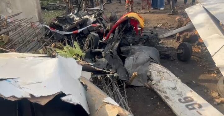 Two dead after helicopter crash at Tema Community 1
