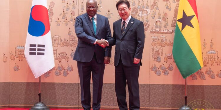 Ghana aims to become Africa’s production hub- Mahama tells South Korean President