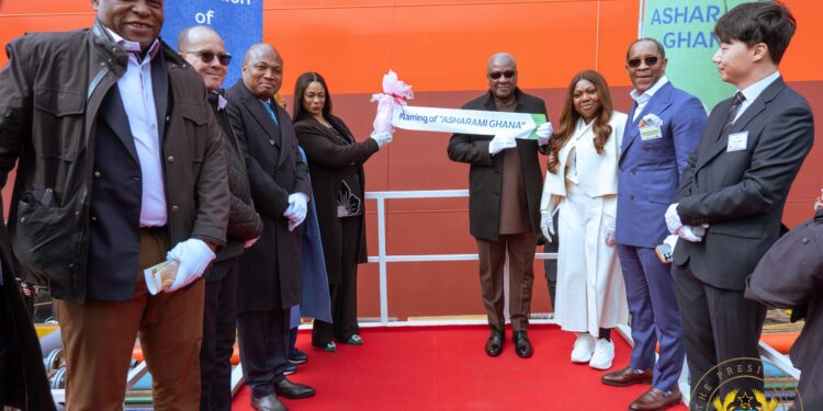 Mahama commissions Asharami LPG vessel in South Korea to boost energy supply
