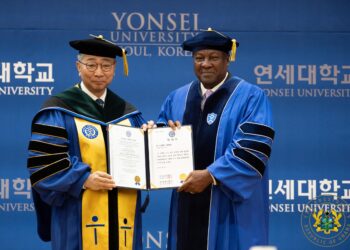 South Korea: Mahama conferred Honorary PhD by Yonsei University