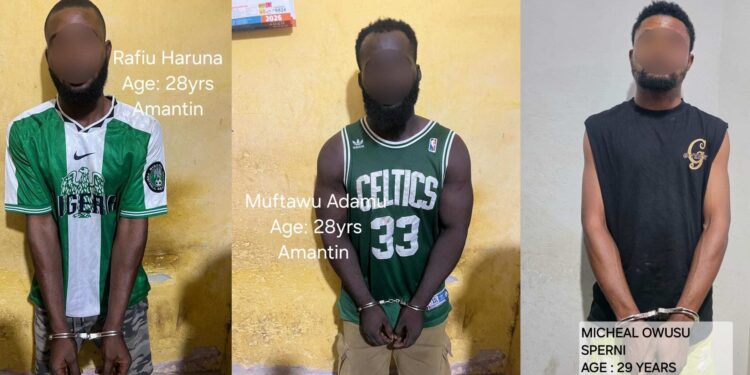 Three arrested in connection with murder of Abamba Queenmother in Bono East