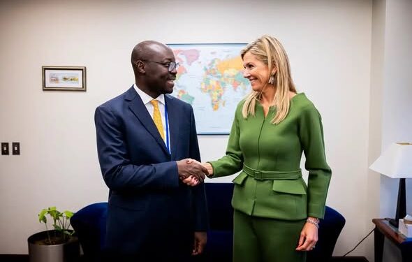 Finance Minister meets Queen Máxima, pushes financial inclusion agenda