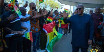 Mahama begins France visit, arrives in Lyon for Global Health Summit